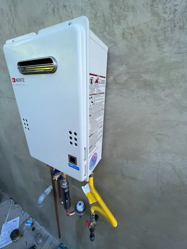 Tankless water heater installation for Whittier homes